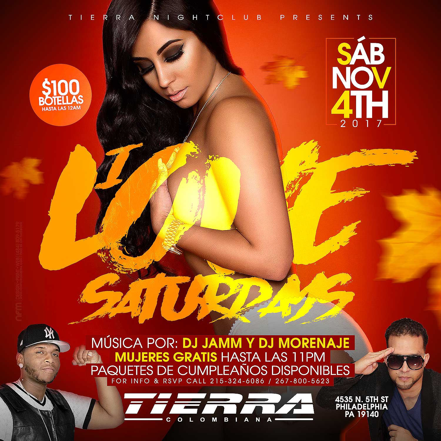 Latin Saturdays at Tierra Nightclub