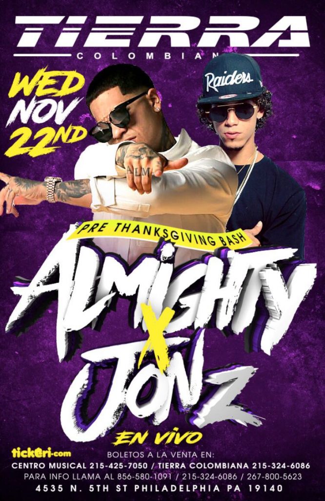 TRAP CON ALMIGHTY AND JONZ PRE THANKSGIVING