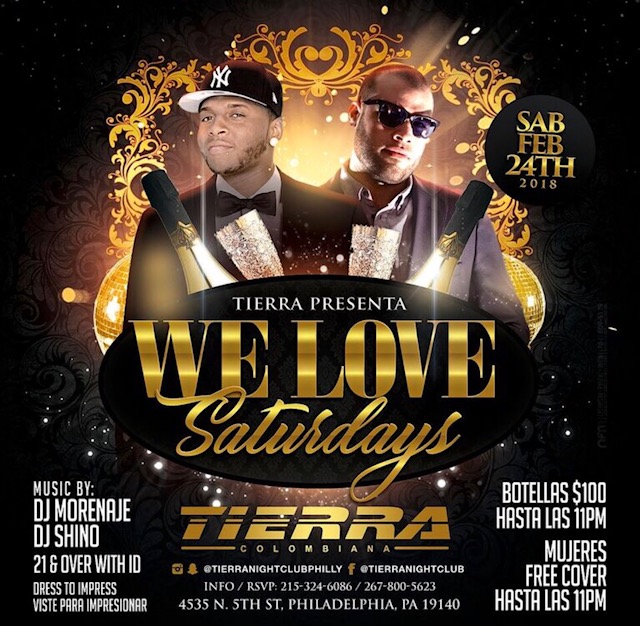 WE LOVE SATURDAYS DJ MORENAJE & DJ SHINO Tierra Nightclub