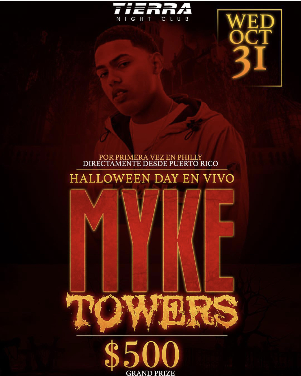 Halloween Day Mike Towers En Vivo Tierra Nightclub