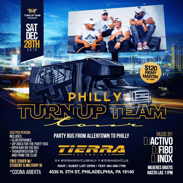 PHILLY TURN UP TEAM TOUR Tierra